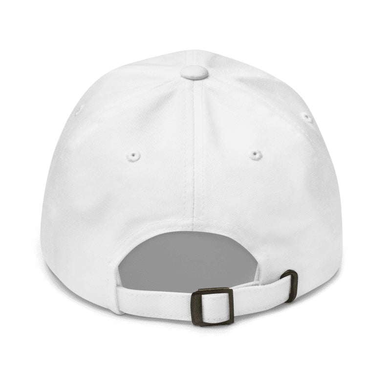 Royal Script Logo Ball Cap - White