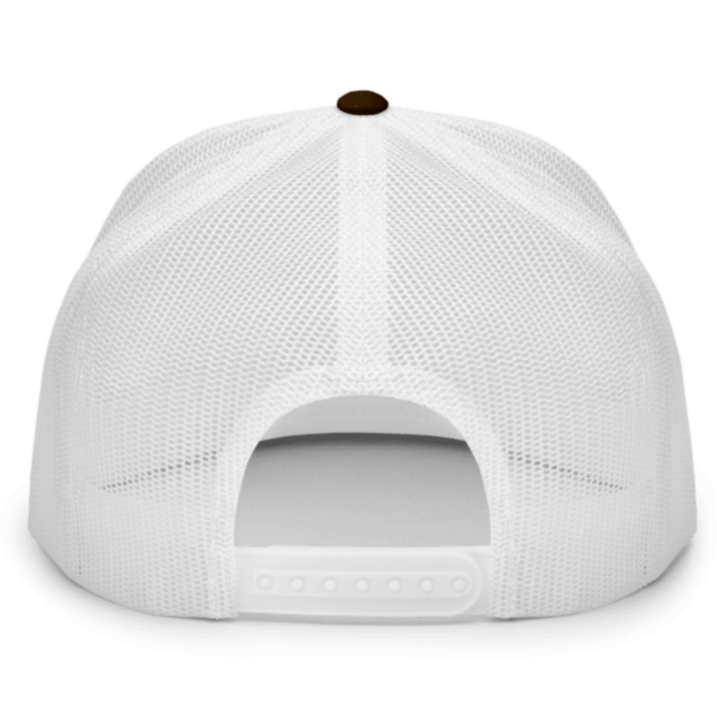 Royal Script Logo Mesh Trucker Hat - Chestnut/Bone