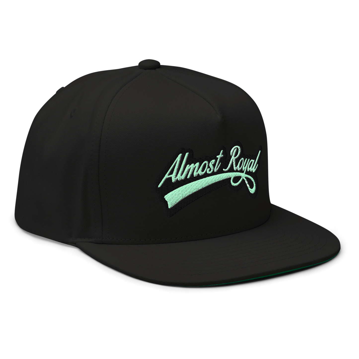 Royal Script SnapBack - Seafoam