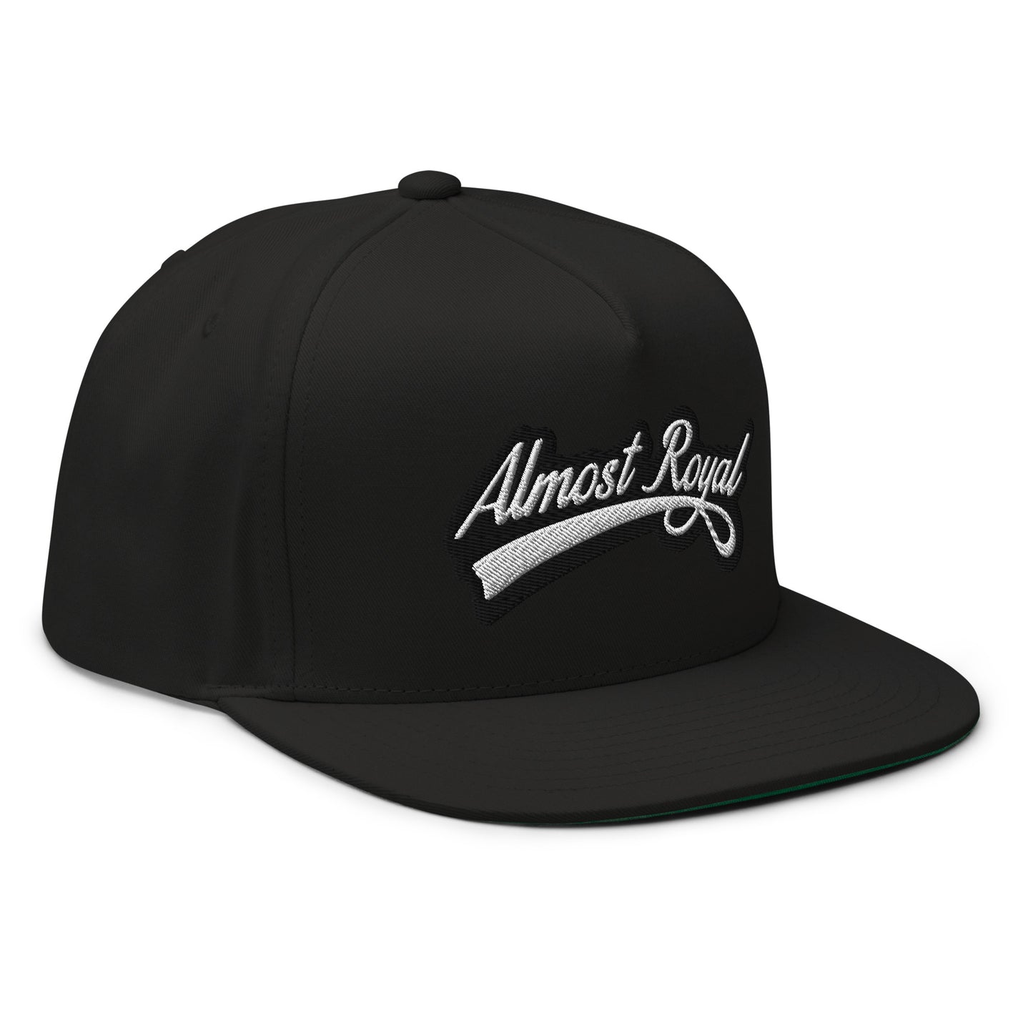 Royal Script Snapback - Black