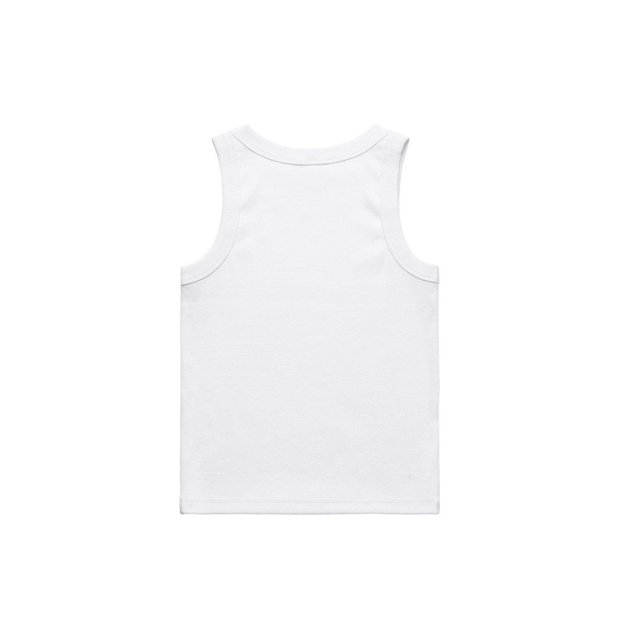 Crown Rib Tank - White/Black