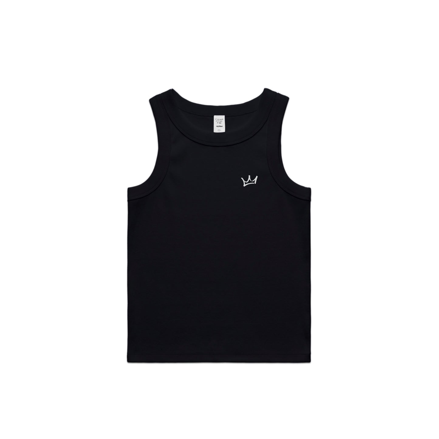 Crown Rib Tank - Black/White