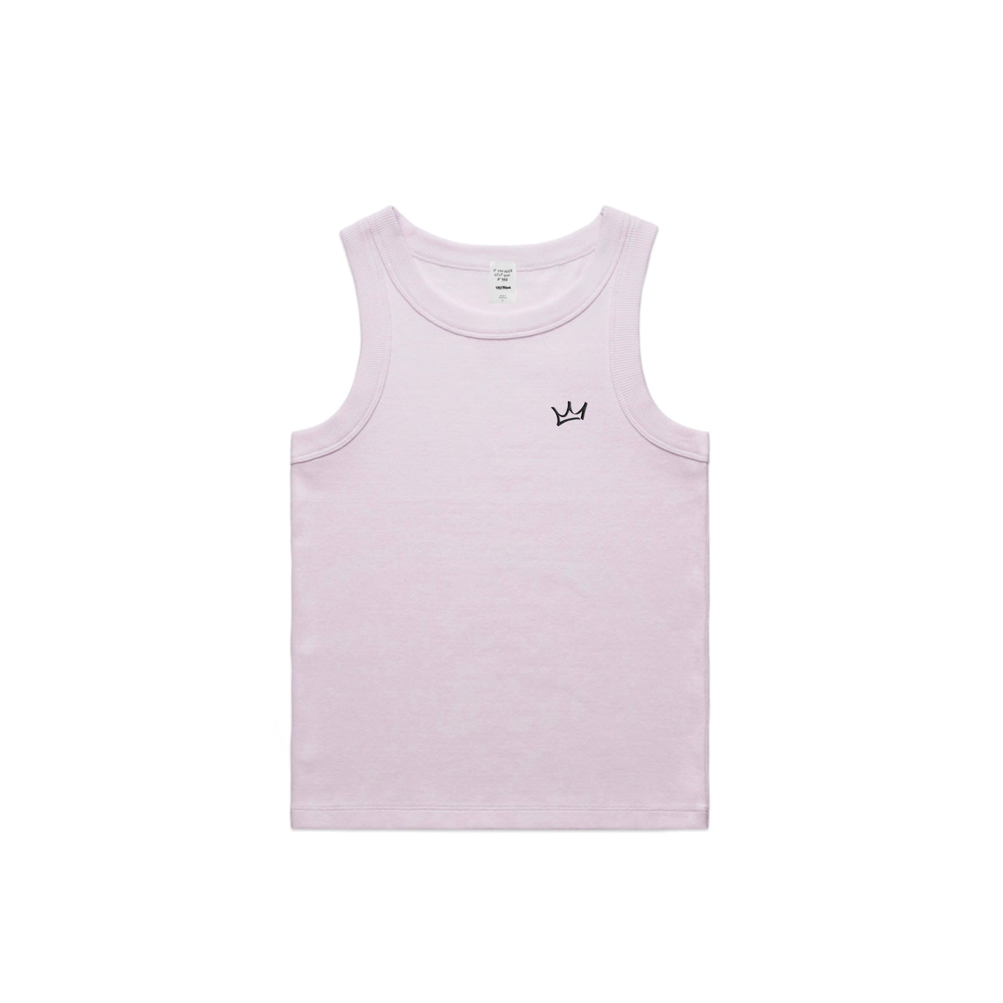 Crown Rib Tank - Blush/Black