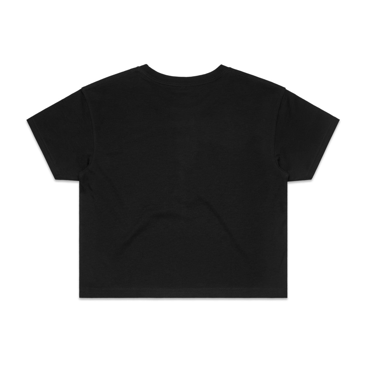 Crown Crop Tee - Black/Teal