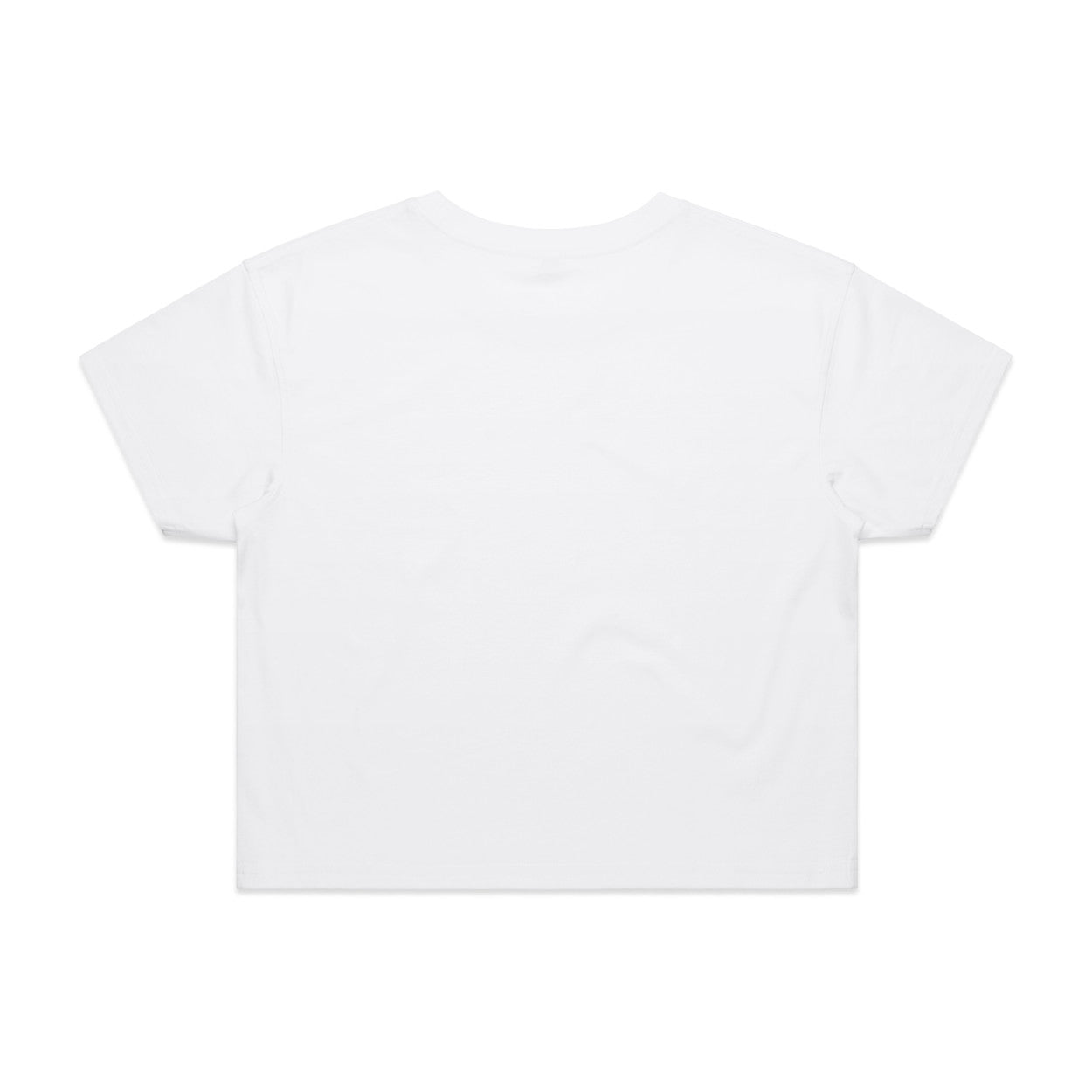 Crown Crop Tee - White/Black