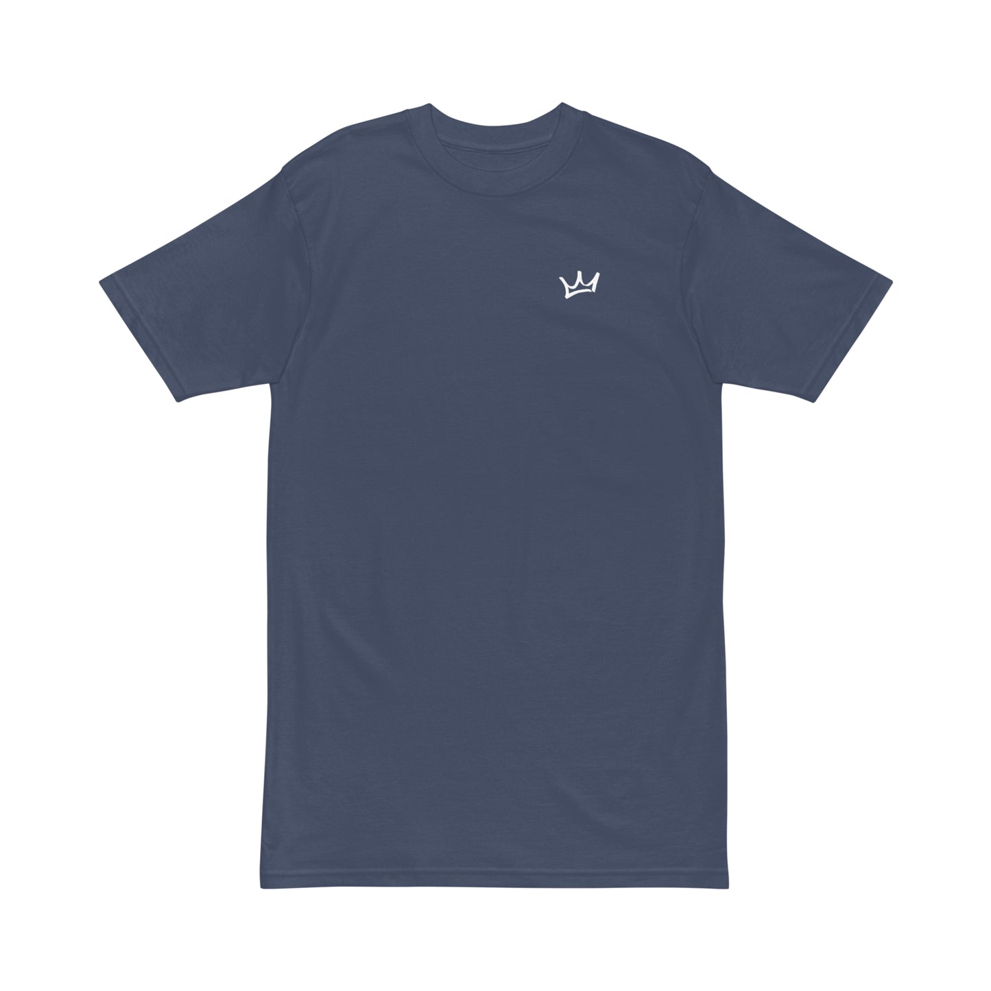 Crown Tee - Dark Blue/White