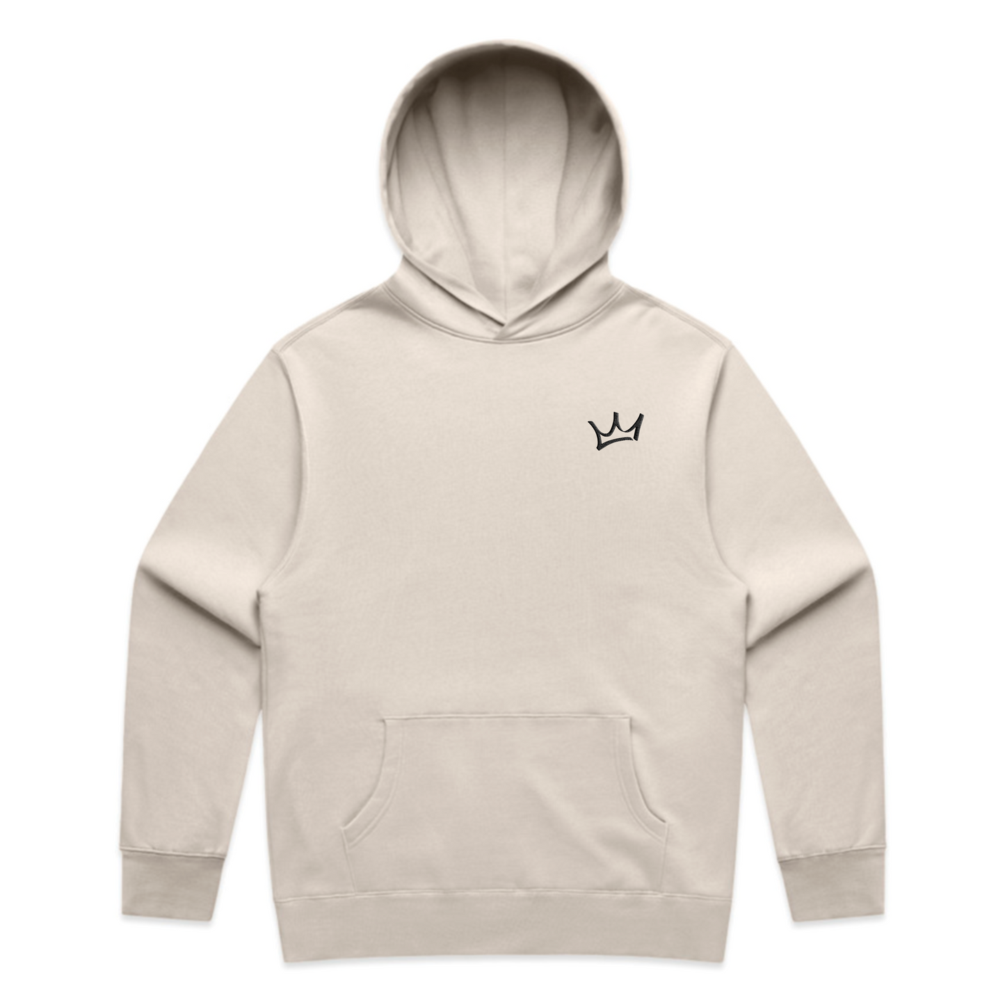Crown Hoodie - Bone/Black
