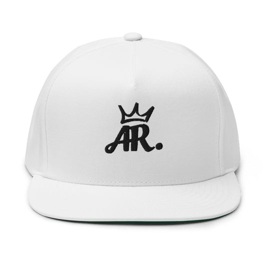 AR Script Snapback - White