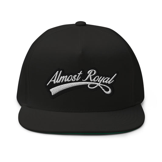Royal Script Snapback - Black