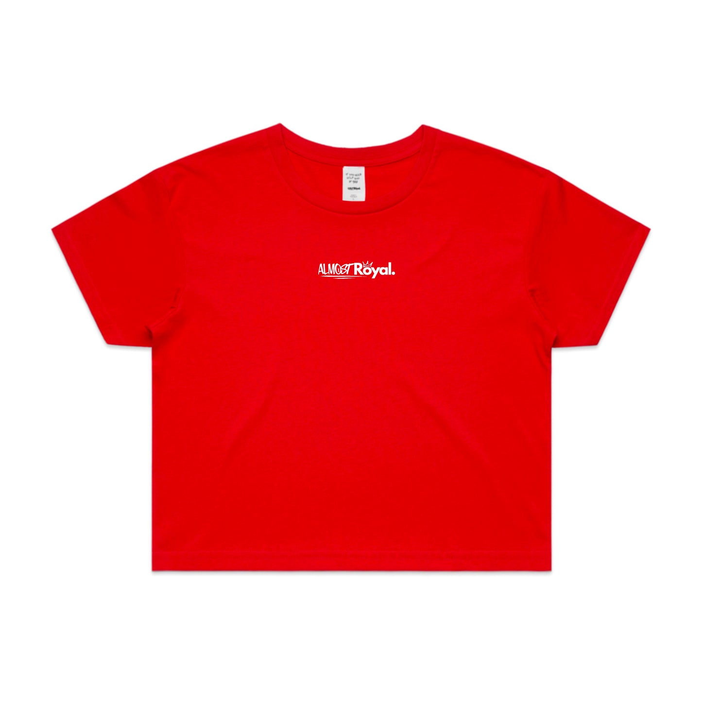 Royal Crop Tee - Red