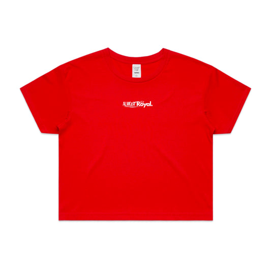 Royal Crop Tee - Red