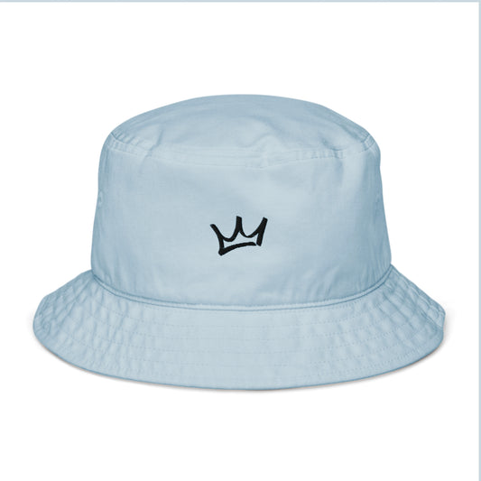 Crown Nylon Bucket Hat - Powder/Black