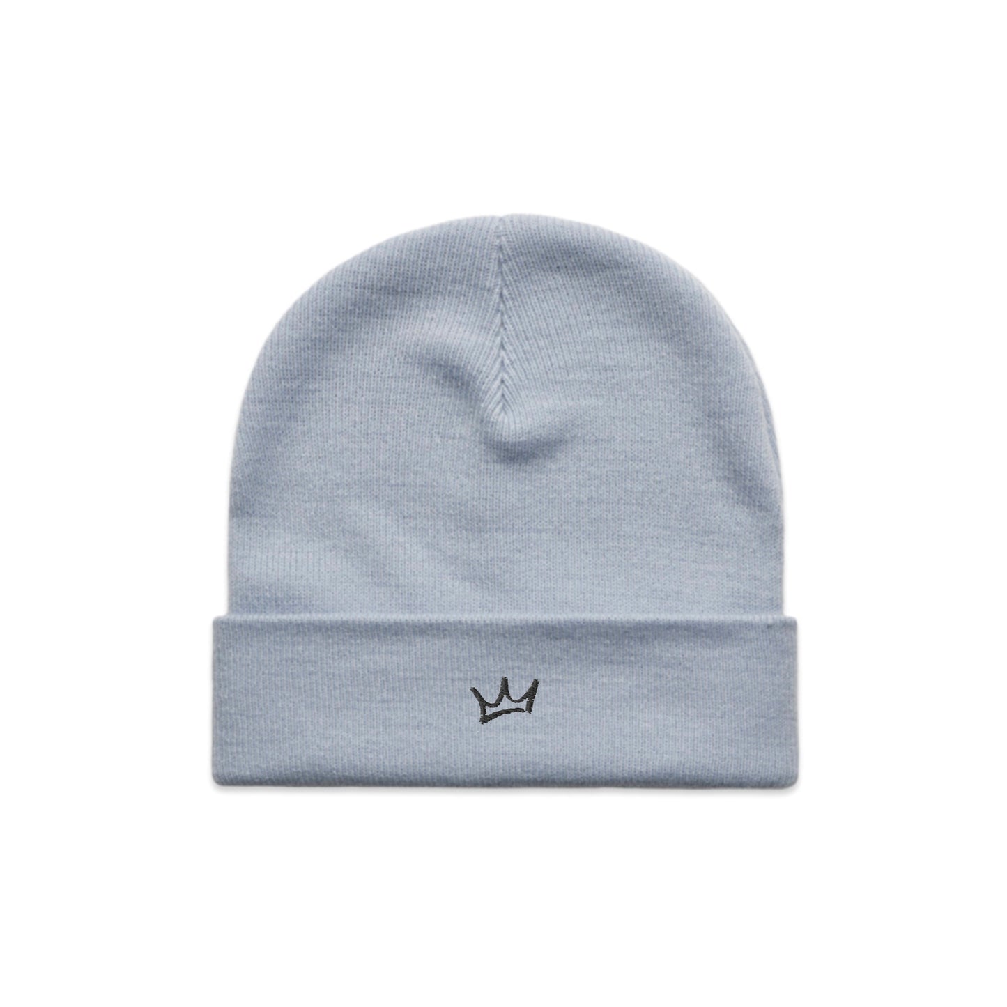 Crown Cuff Beanie - Powder/Black
