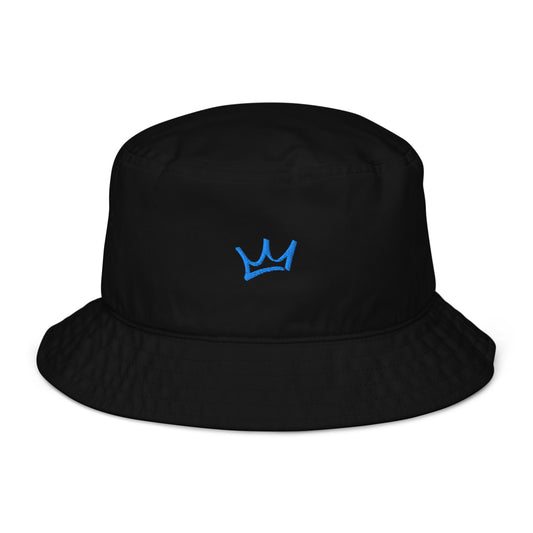 Crown Nylon Bucket Hat - Black/Teal