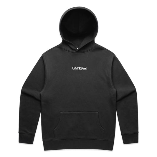Royal Hoodie - Faded Black