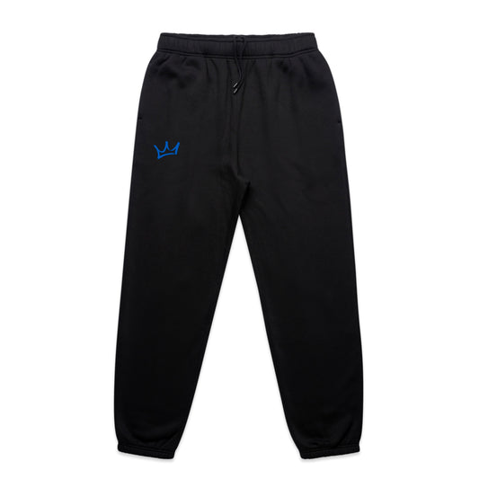 Crown Sweatpants - Black/Teal