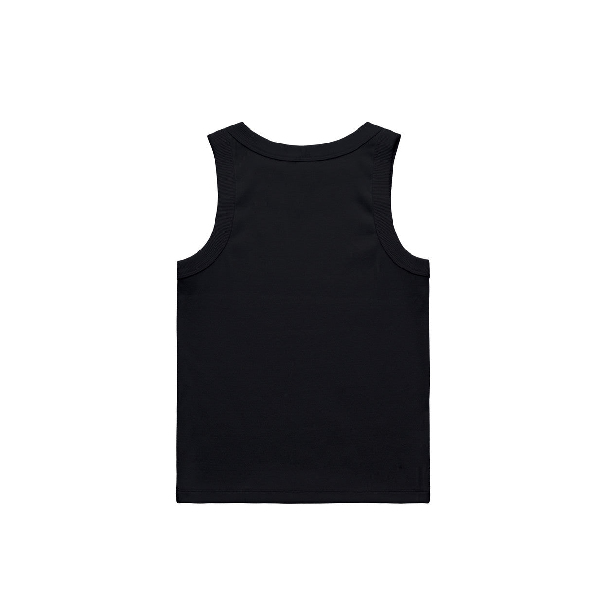 Crown Rib Tank - Black/Teal