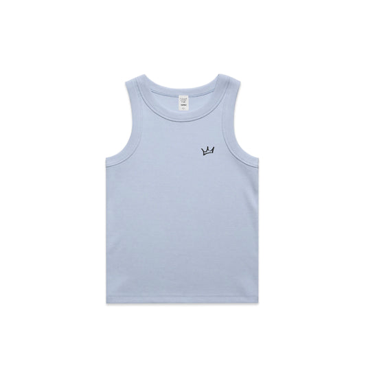 Crown Rib Tank - Powder/Black