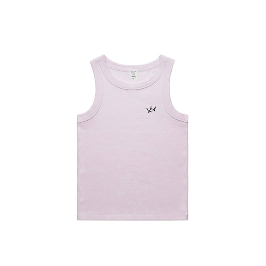 Crown Rib Tank - Blush/Black