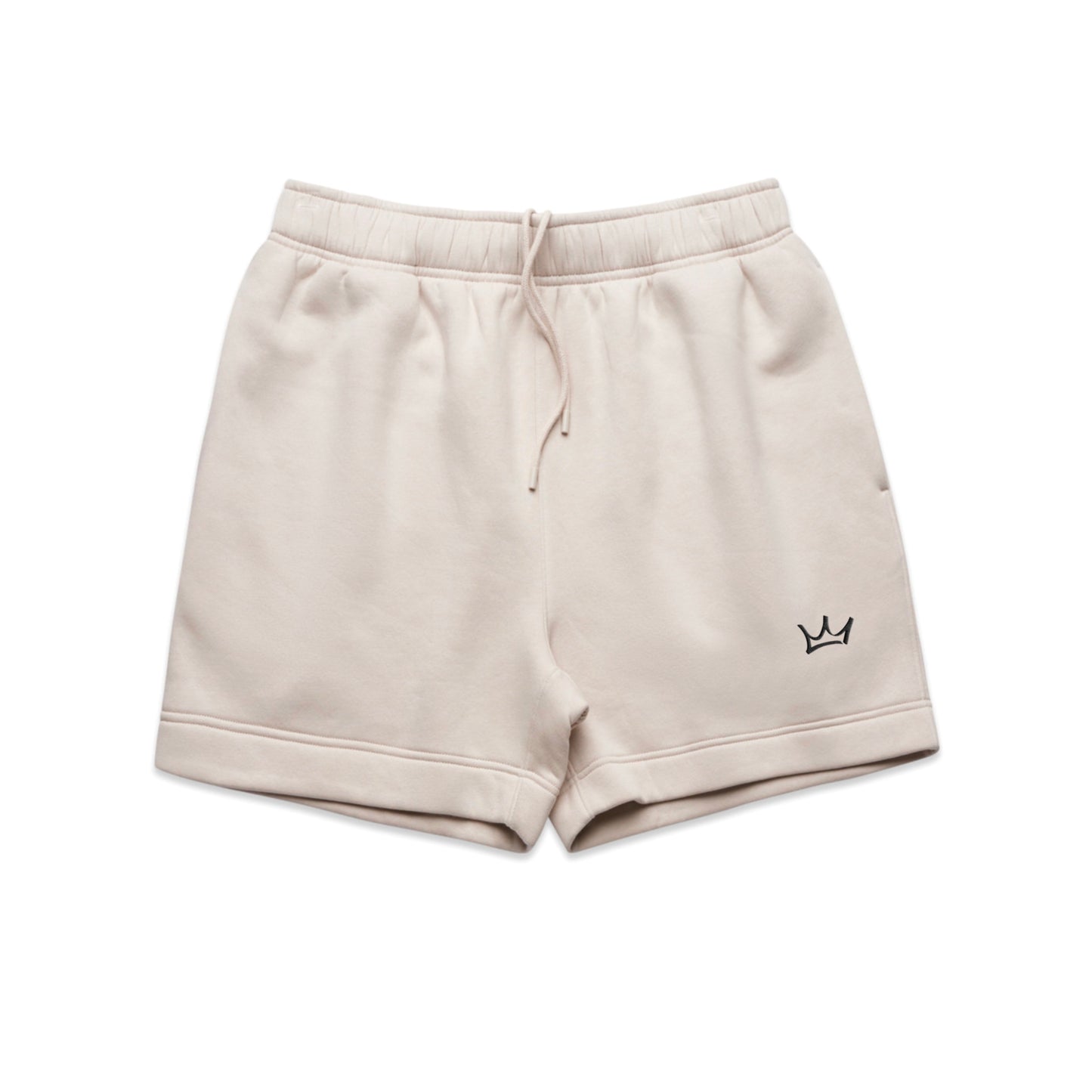 Crown Sweat Shorts - Bone/Black