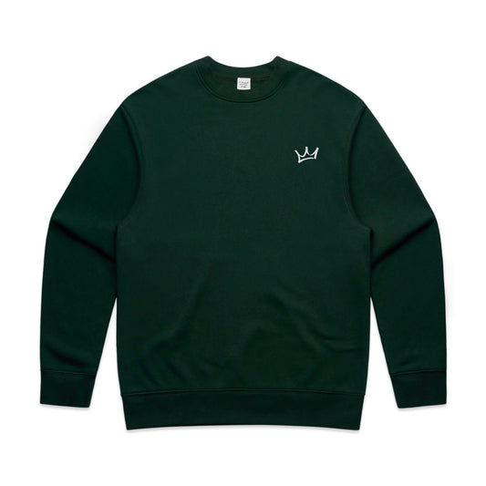 Crown Crew - Pine/White
