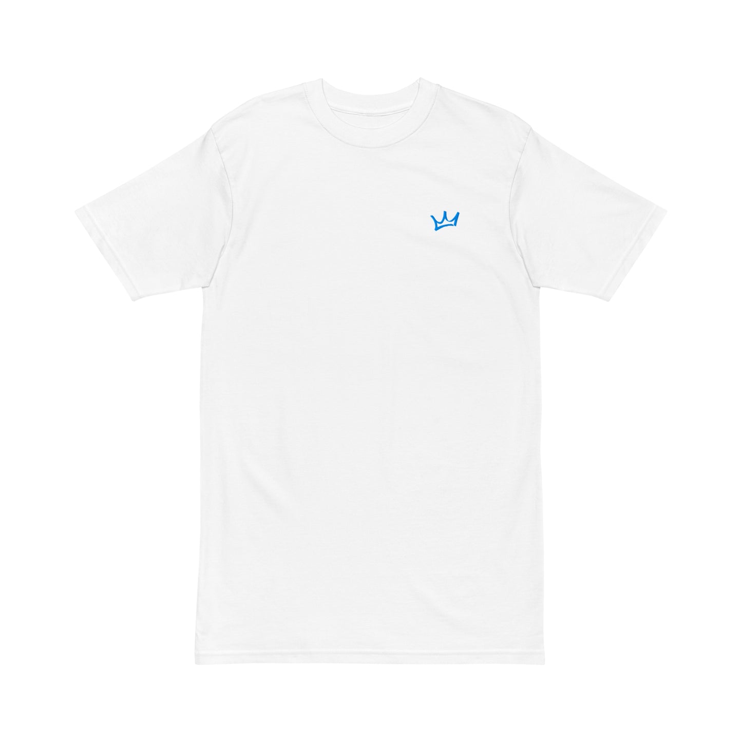 Crown Tee - White/Teal