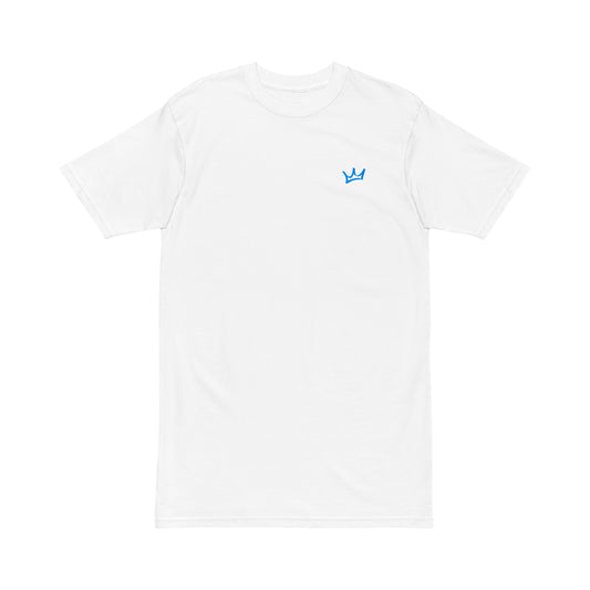 Crown Tee - White/Teal