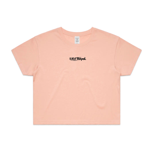 Royal Crop Tee - Pink