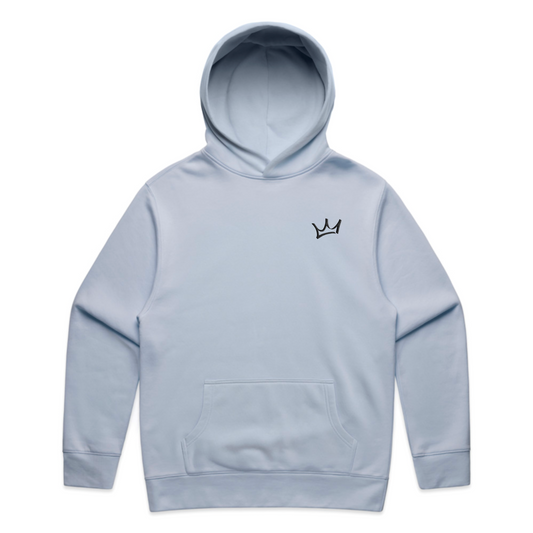 Crown Hoodie - Powder/Black